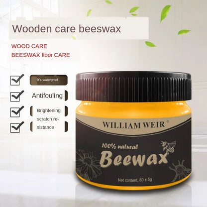 Beeswax Wood Seasoning Furniture & Floor Polish by HitMyNeed