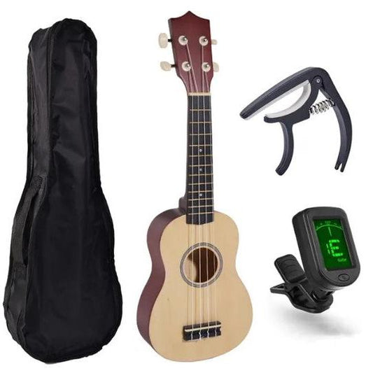 Beginner Ukulele Starter Pack with Bag & Tuner by HitMyNeed