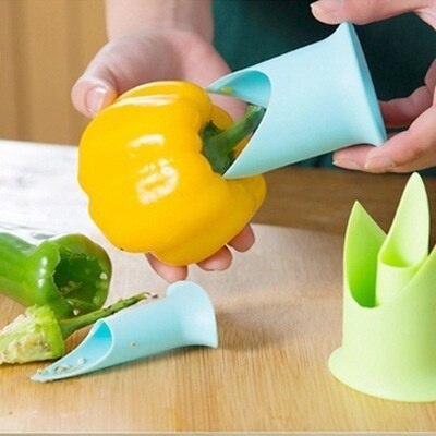 Bell Pepper Corers Seed Remover Set (2 pcs) by HitMyNeed