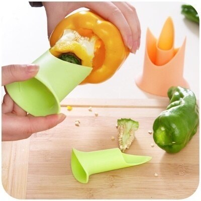 Bell Pepper Corers Seed Remover Set (2 pcs) by HitMyNeed