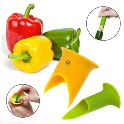 Bell Pepper Corers Seed Remover Set (2 pcs) by HitMyNeed