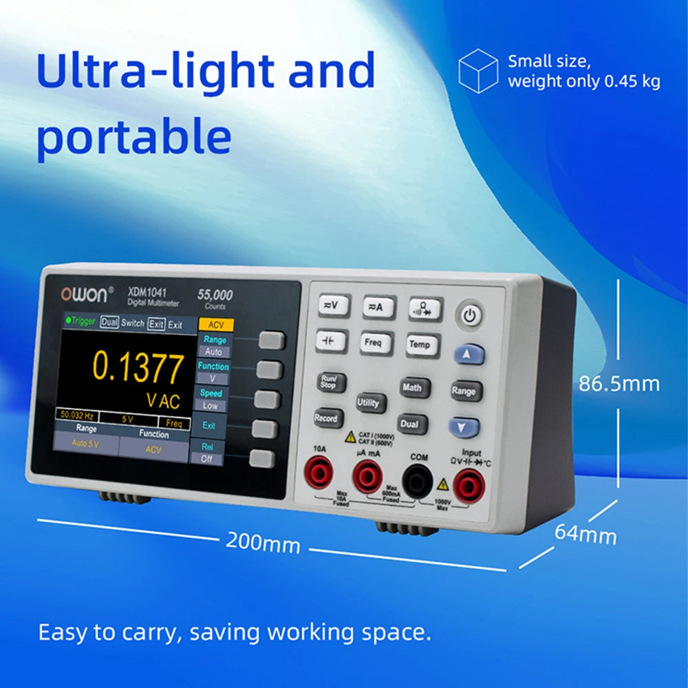Benchtop 55,000 Count True RMS Digital Multimeter by HitMyNeed