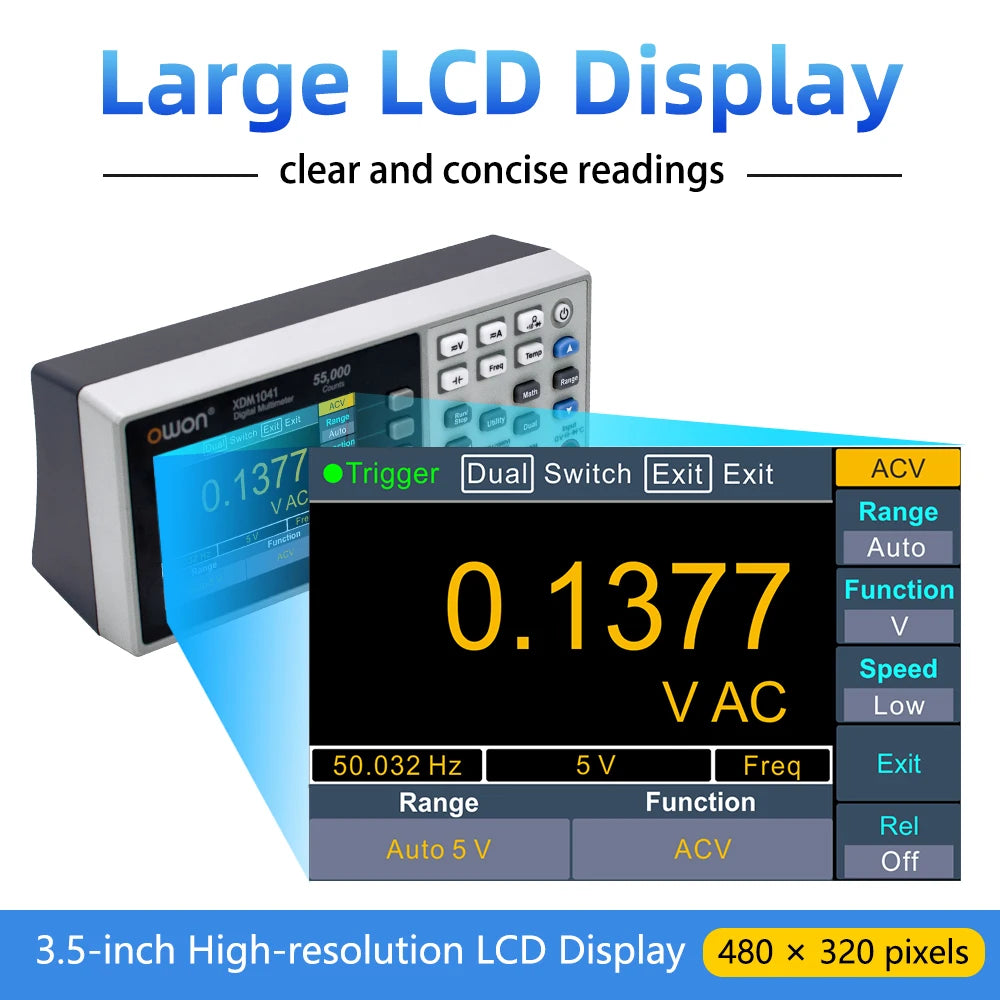 Benchtop 55,000 Count True RMS Digital Multimeter by HitMyNeed