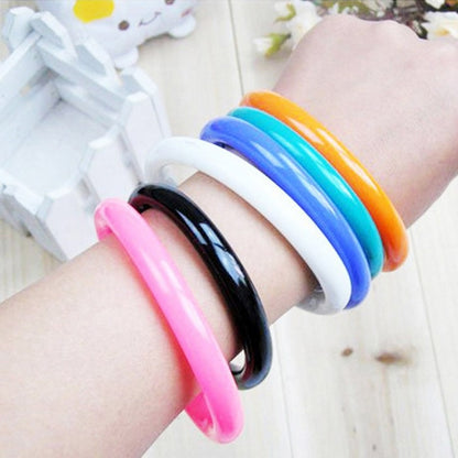 Bendable Bracelet Pens Set of 10 - Blue Ink Ballpoint by HitMyNeed