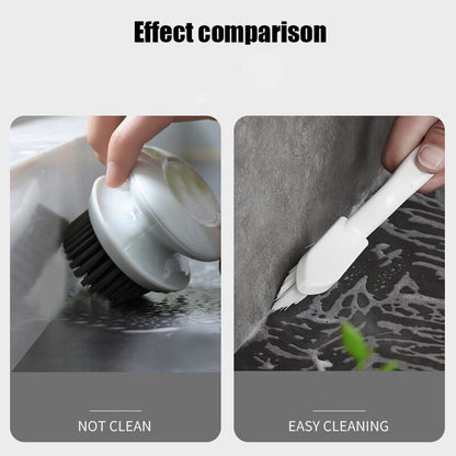 Bent Handle Gap Cleaning Brush for Tight Spaces by HitMyNeed