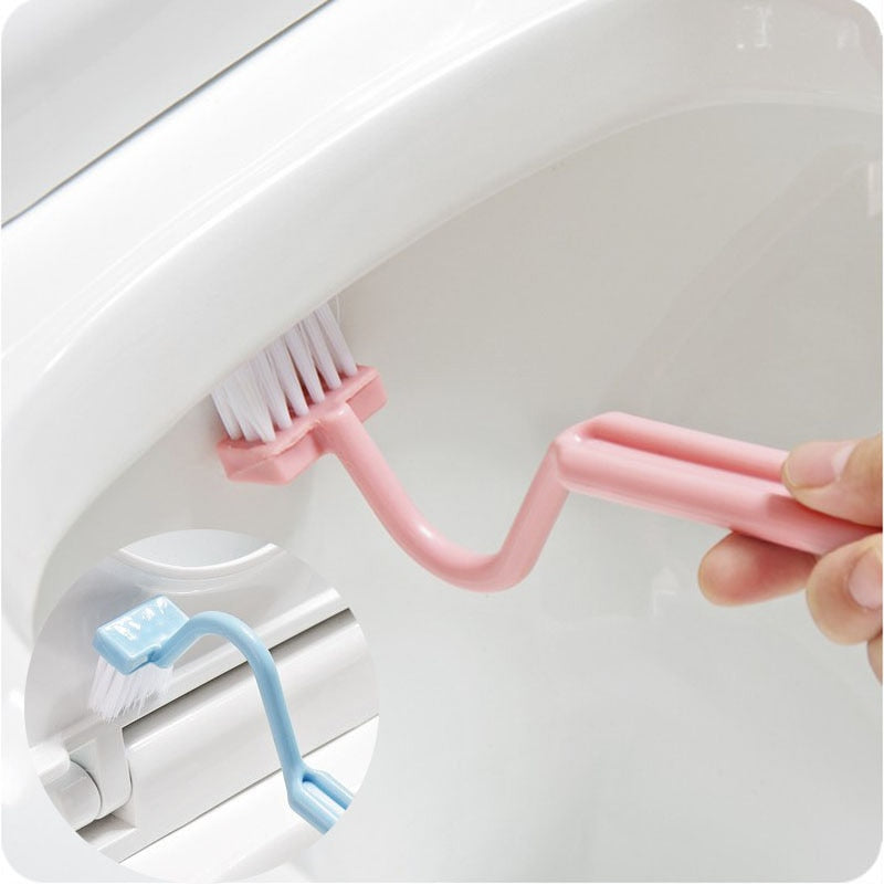 Bent Handle Toilet Bowl Brush Scrubber by HitMyNeed