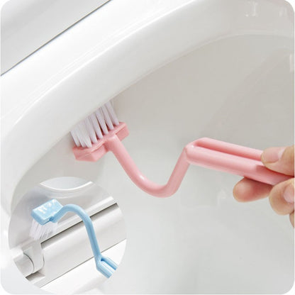Bent Handle Toilet Bowl Brush Scrubber by HitMyNeed