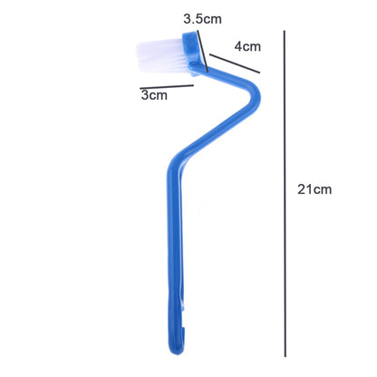 Bent Handle Toilet Bowl Brush Scrubber by HitMyNeed