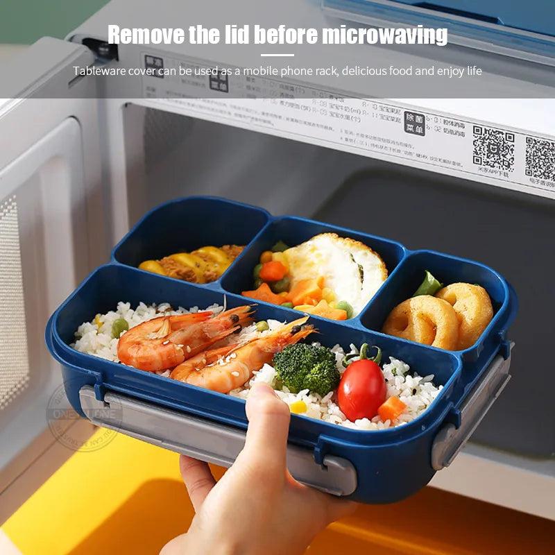 Bento Divided Lunch Container 1300ml by HitMyNeed