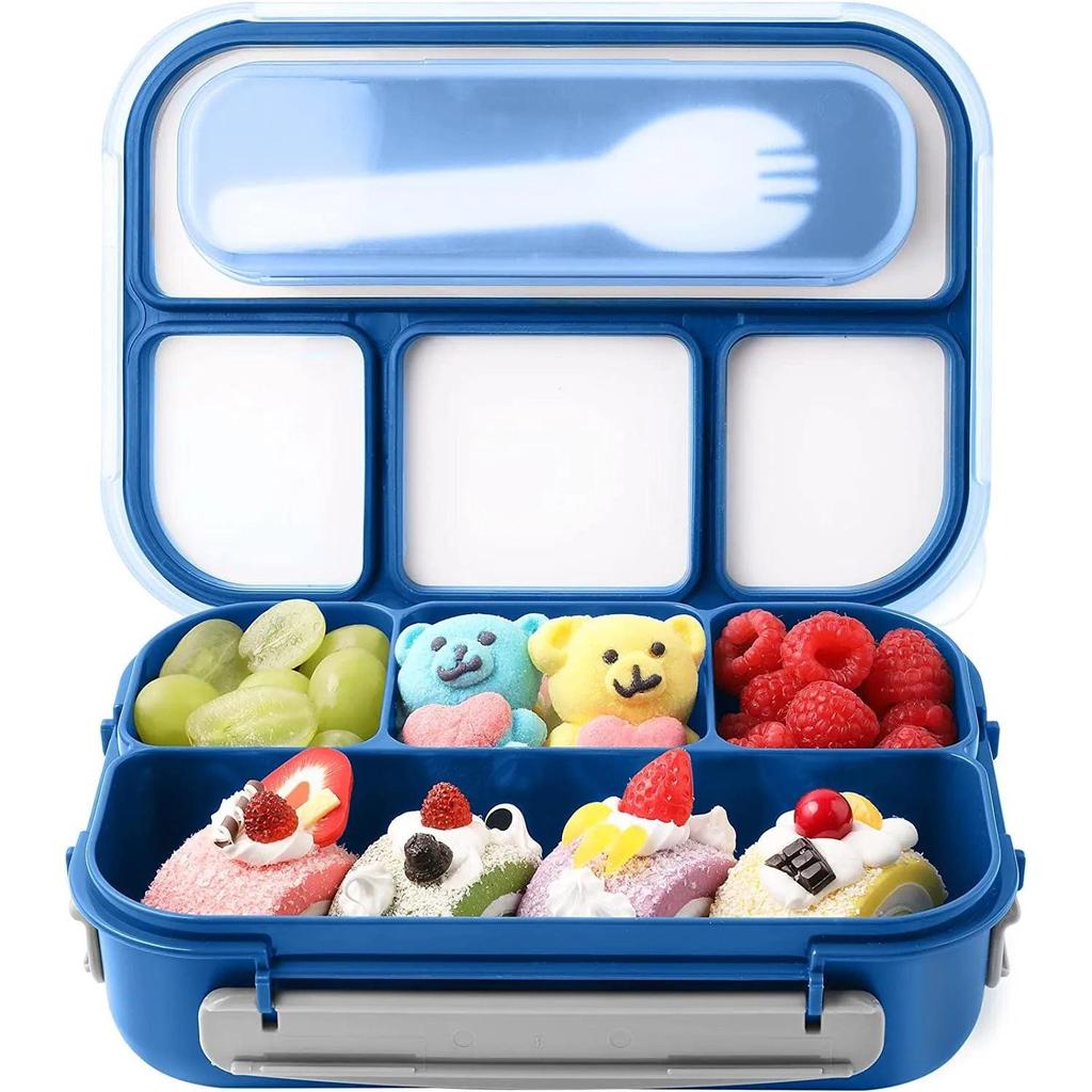 Bento Divided Lunch Container 1300ml blue by HitMyNeed
