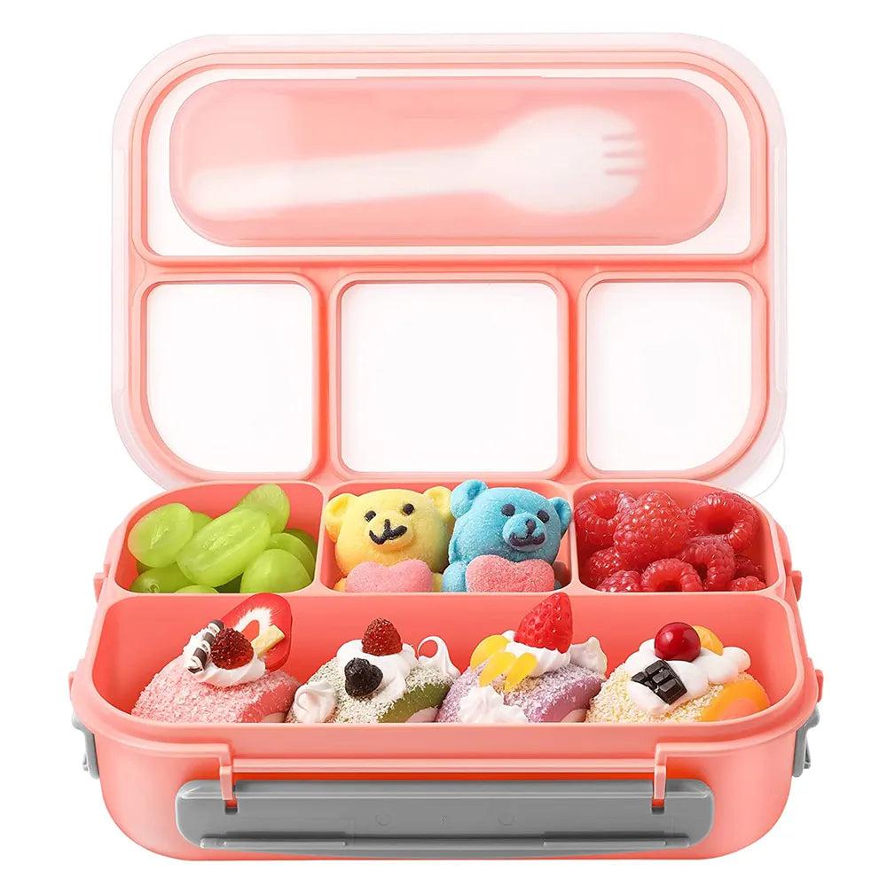 Bento Divided Lunch Container 1300ml pink by HitMyNeed