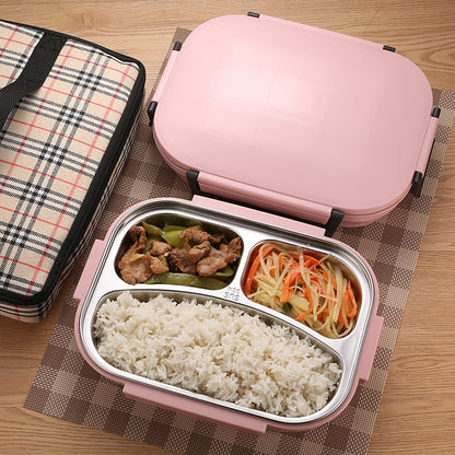 Bento Thermal Lunch Box with 3 Compartments by HitMyNeed