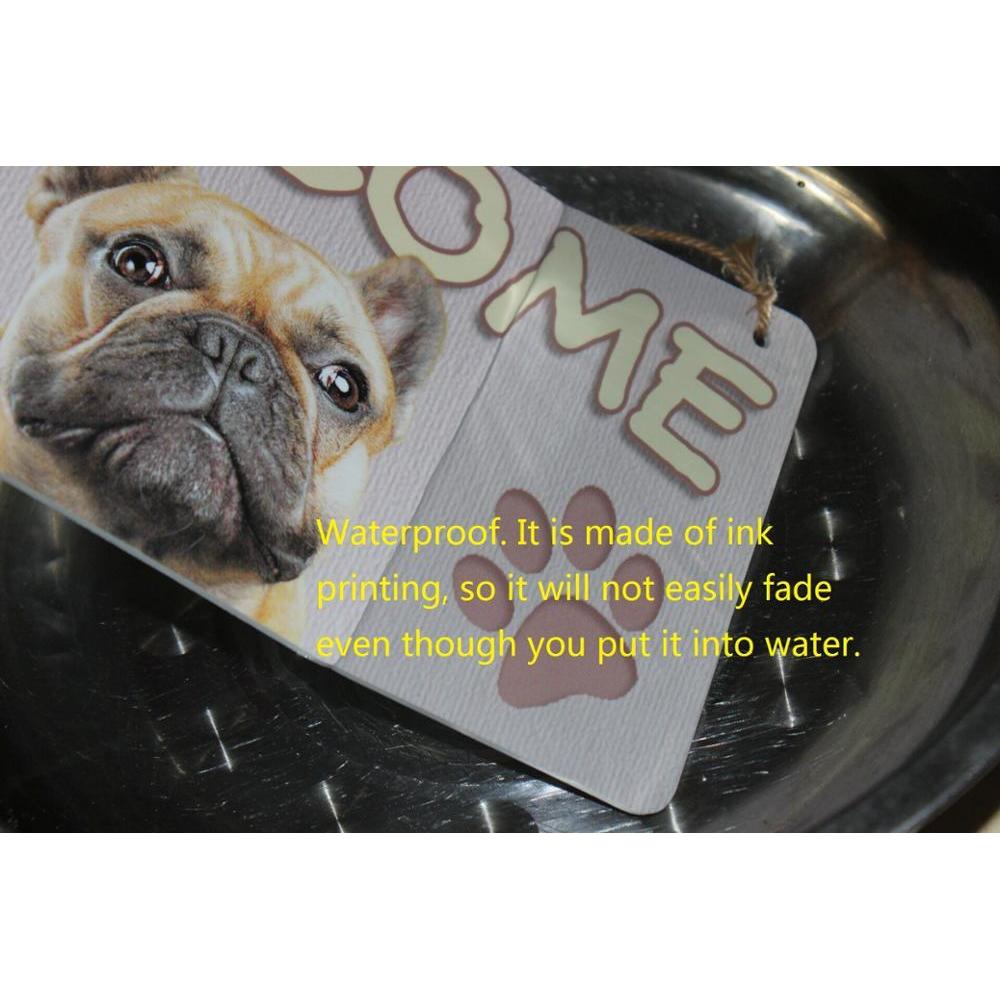 Beware of Dog Sign PVC Warning Plaque 10x5" by HitMyNeed
