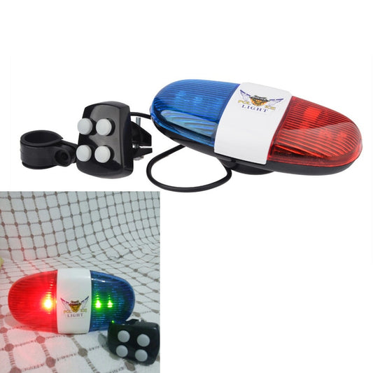 Bicycle Bell with LED Police-Style Warning Light by HitMyNeed