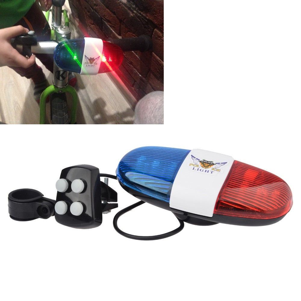 Bicycle Bell with LED Police-Style Warning Light by HitMyNeed