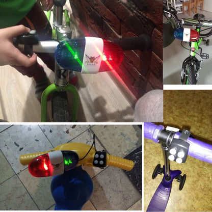 Bicycle Bell with LED Police-Style Warning Light by HitMyNeed