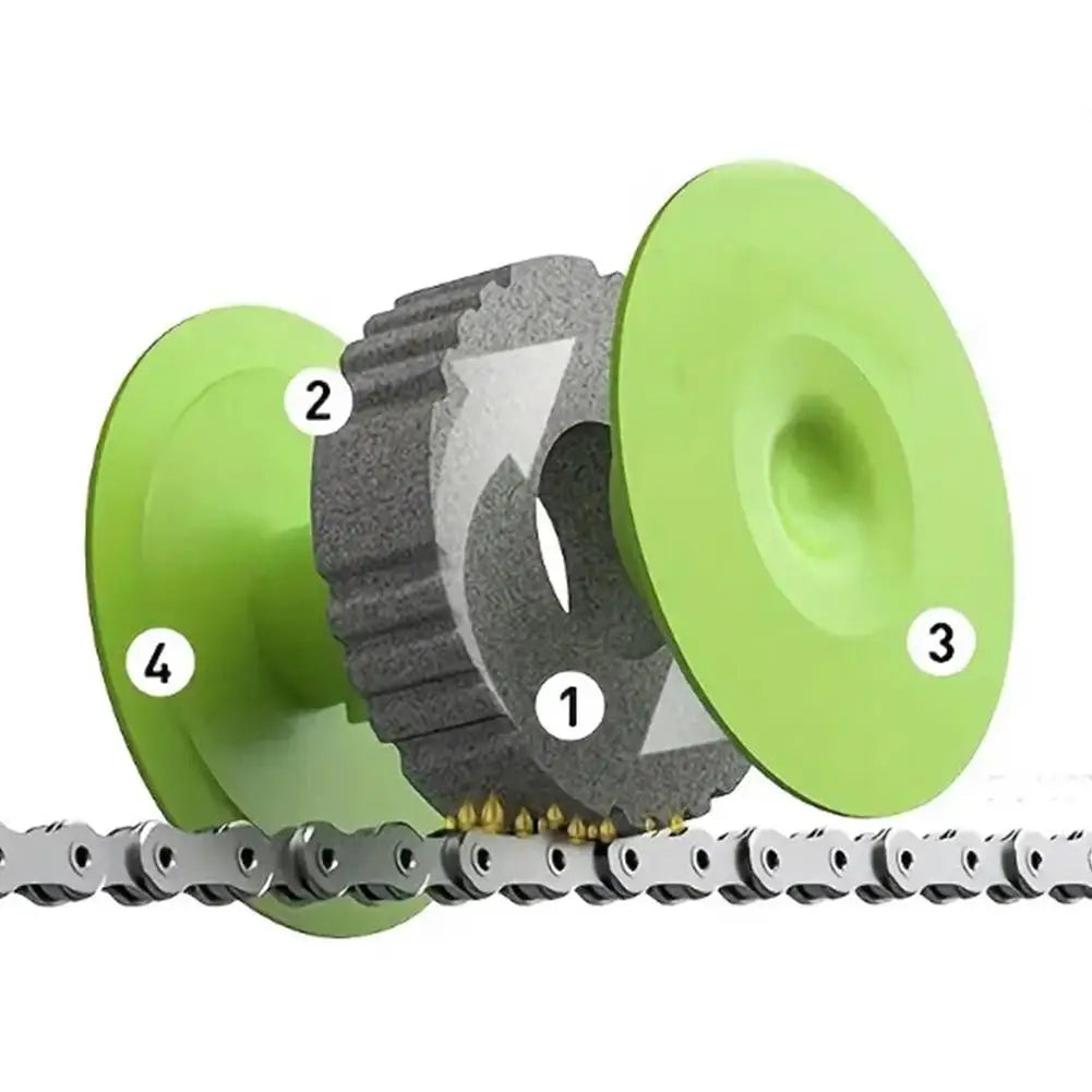 Bicycle Chain Lubricator Roller Cleaning Tool by HitMyNeed