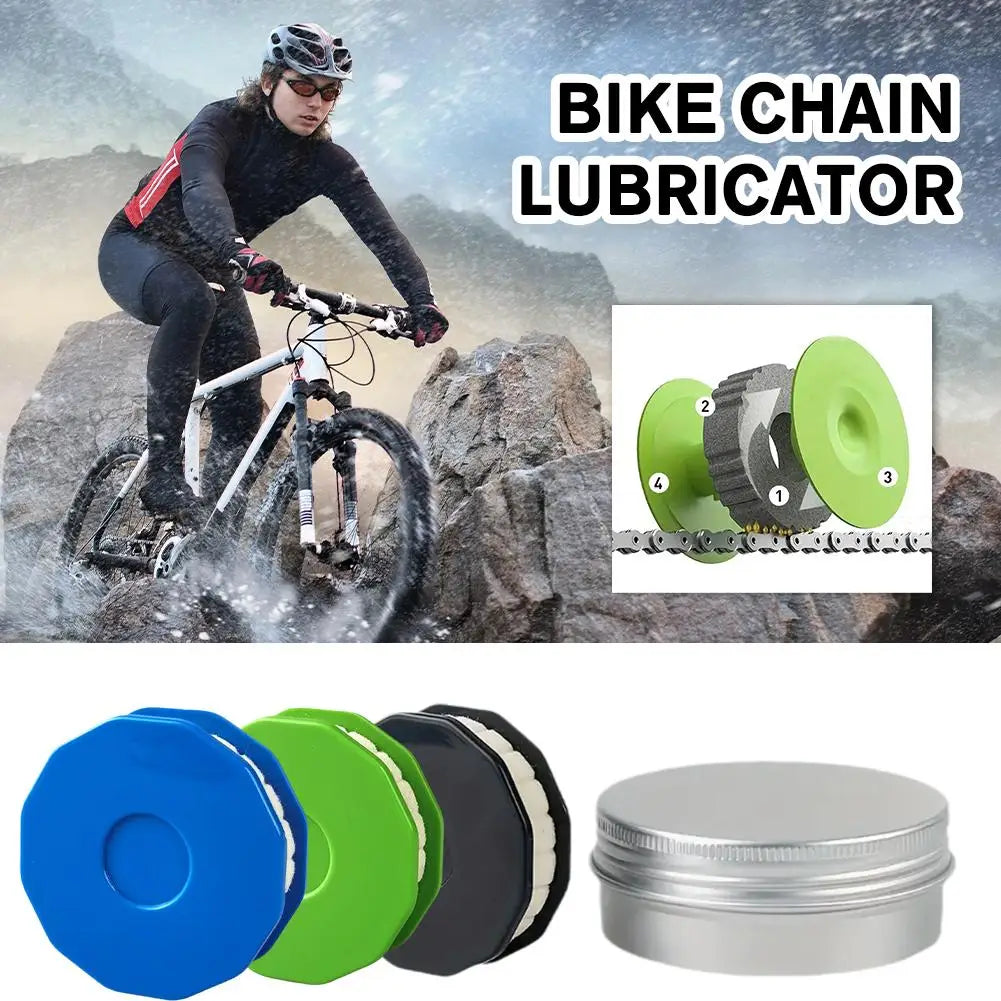 Bicycle Chain Lubricator Roller Cleaning Tool by HitMyNeed