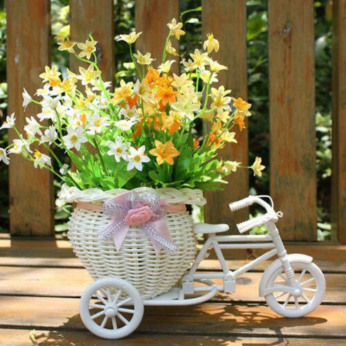Bicycle Flower Basket Decorative Plant Stand by HitMyNeed