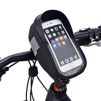 Bicycle Handlebar Bag with 6.5" Phone Holder by HitMyNeed