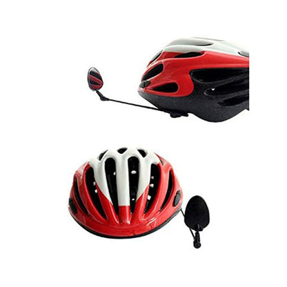 Bicycle Helmet Rear View Mirror with Aluminum Arm by HitMyNeed