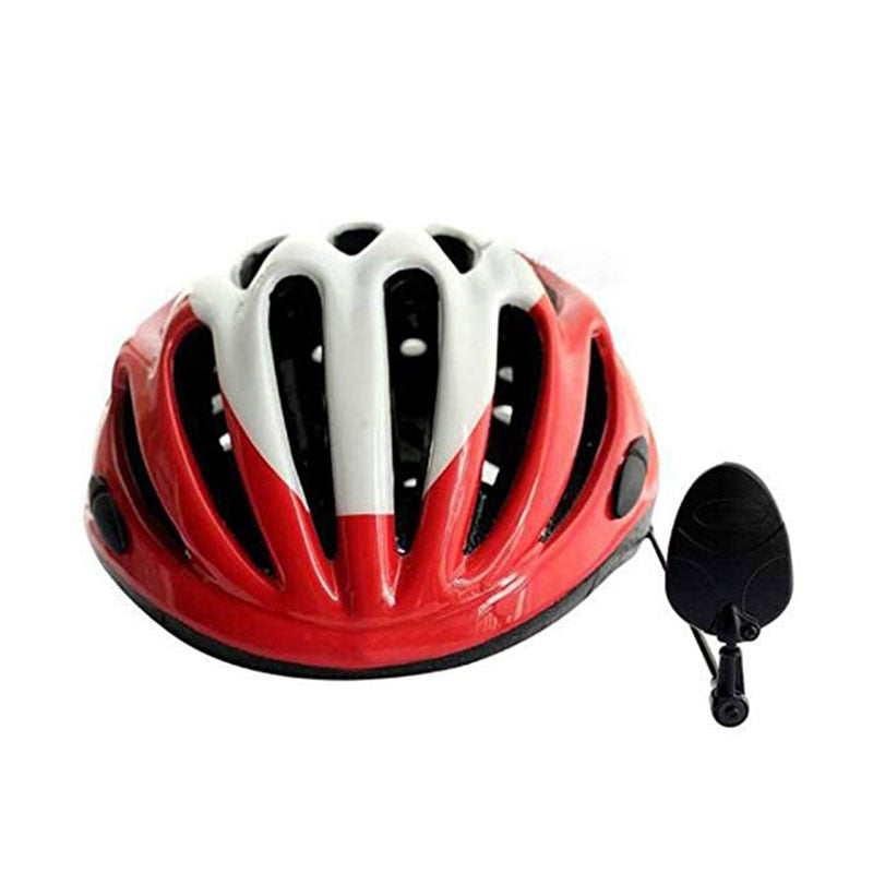 Bicycle Helmet Rear View Mirror with Aluminum Arm by HitMyNeed