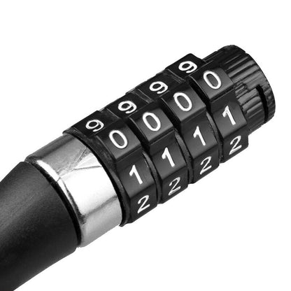 Bicycle Mini Combination Cable Lock for Helmets & Frames by HitMyNeed