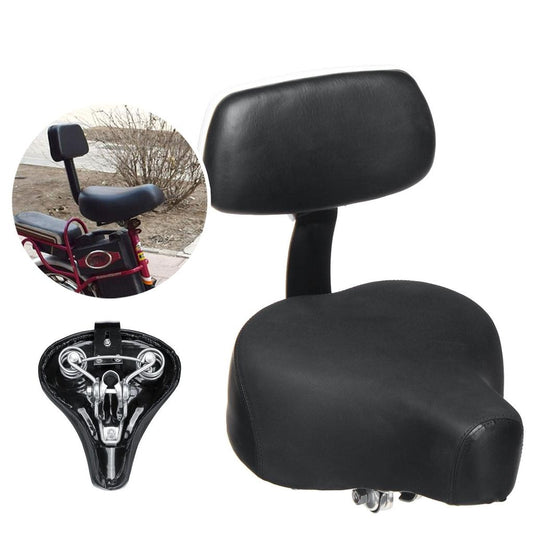 Bicycle Saddle with Backrest for Added Support by HitMyNeed