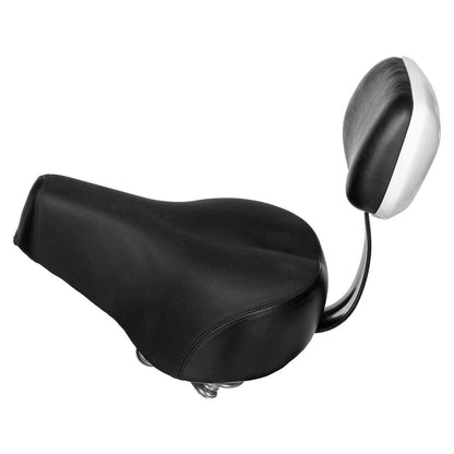 Bicycle Saddle with Backrest for Added Support by HitMyNeed