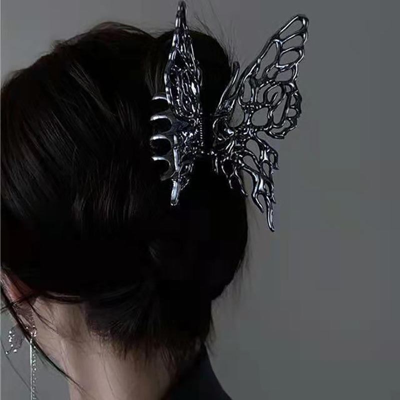 Big Butterfly Metal Hair Clamp by HitMyNeed