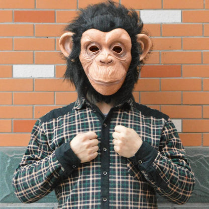 Big Ear Gorilla Halloween Full Head Mask by HitMyNeed