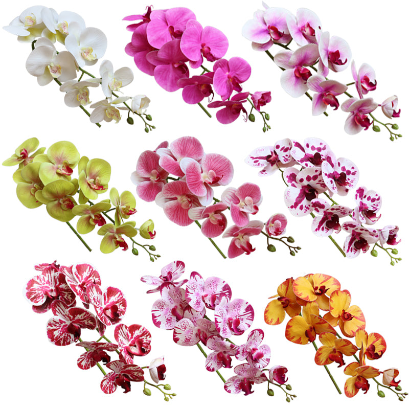 Big Realistic Artificial Orchid Stem, 96 cm by HitMyNeed