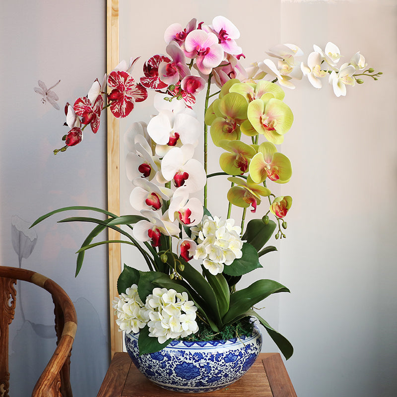 Big Realistic Artificial Orchid Stem, 96 cm by HitMyNeed
