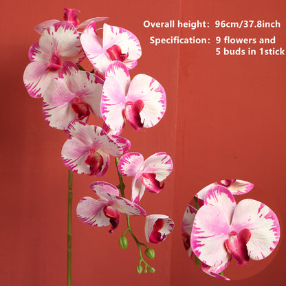 Big Realistic Artificial Orchid Stem, 96 cm e-wine-red by HitMyNeed