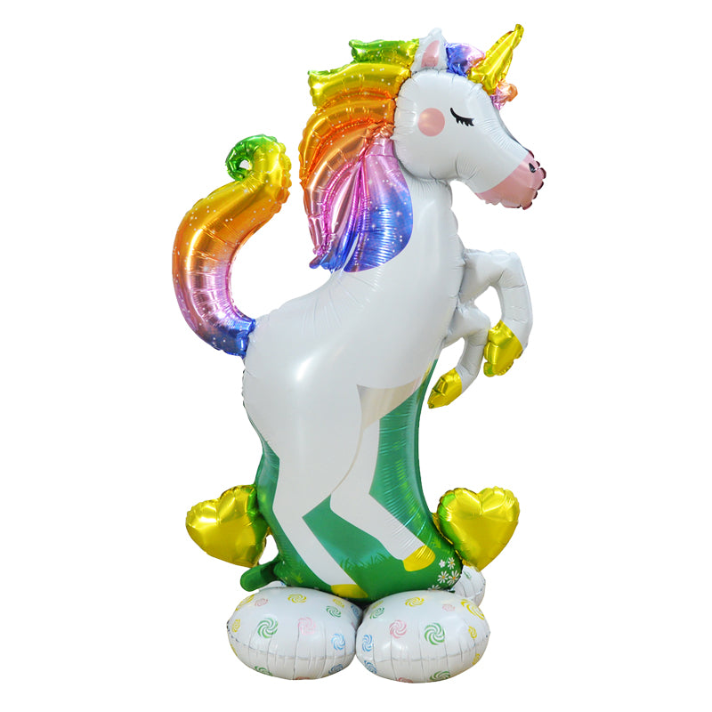 Big Standing Unicorn Foil Balloon 70 x 112 cm by HitMyNeed
