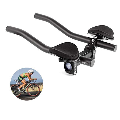 Bike Arm Rest with Elbow Pads for Aerodynamic Control by HitMyNeed