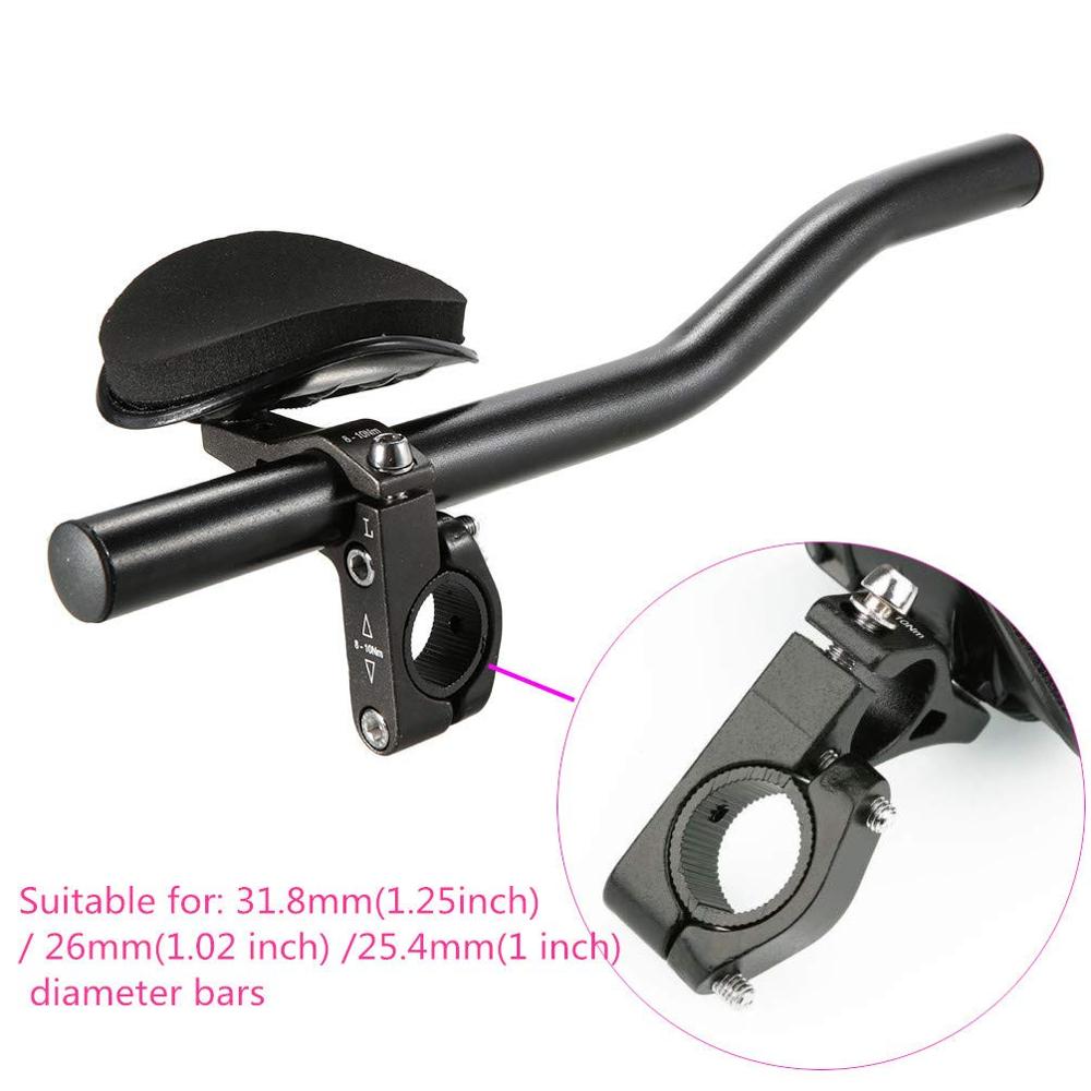 Bike Arm Rest with Elbow Pads for Aerodynamic Control by HitMyNeed