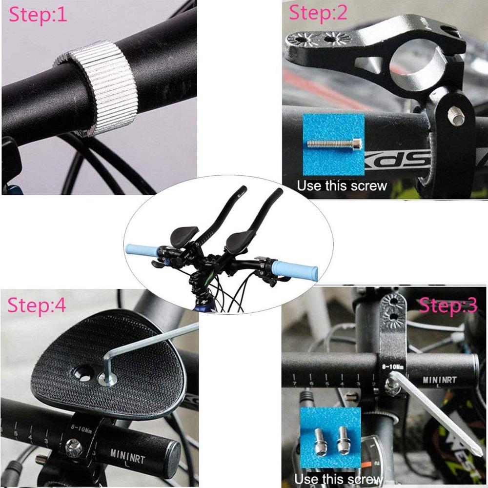 Bike Arm Rest with Elbow Pads for Aerodynamic Control by HitMyNeed