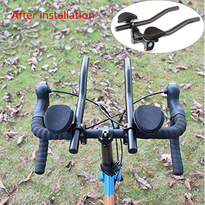 Bike Arm Rest with Elbow Pads for Aerodynamic Control by HitMyNeed