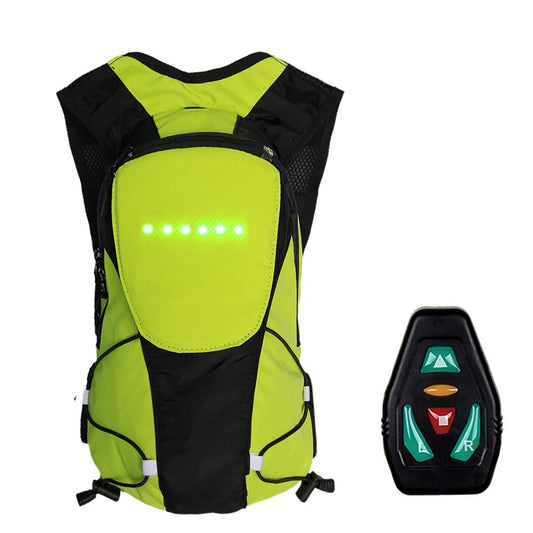 Bike Backpack with Wireless LED Turn Signal by HitMyNeed