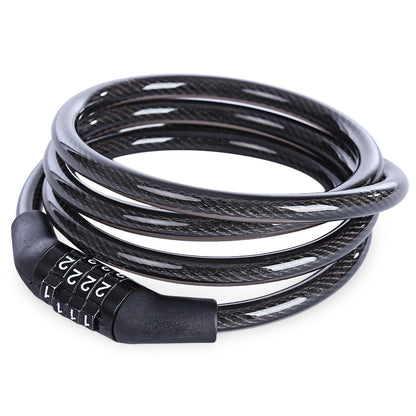 Bike Cable Lock with 4-Digit Combination, 110cm by HitMyNeed