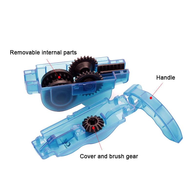 Bike Chain Cleaner Degreaser Tool with Handle by HitMyNeed