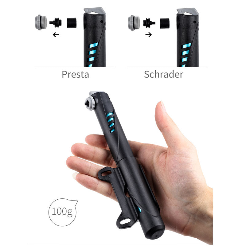 Bike Puncture Repair Kit with Pump and 11-in-1 Tool by HitMyNeed