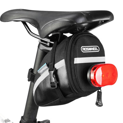 Bike Saddle Bag with Tail Light Holder 1.2L by HitMyNeed