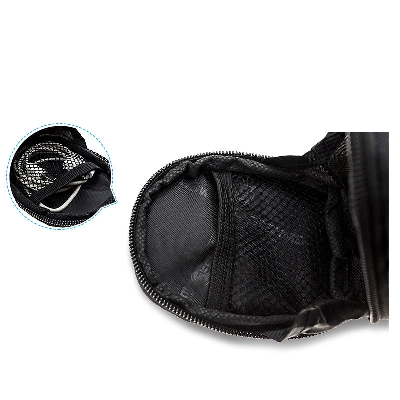 Bike Saddle Bag with Tail Light Holder 1.2L by HitMyNeed