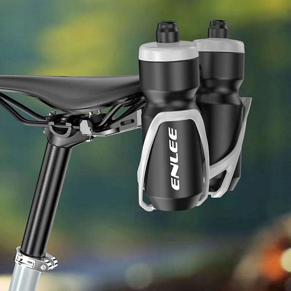 Bike Saddle Dual Bottle Cage Extension Holder by HitMyNeed