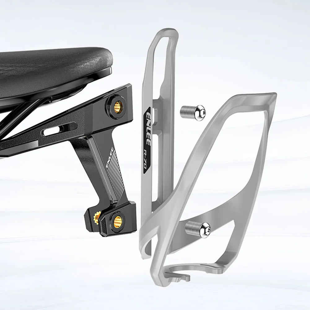 Bike Saddle Dual Bottle Cage Extension Holder by HitMyNeed