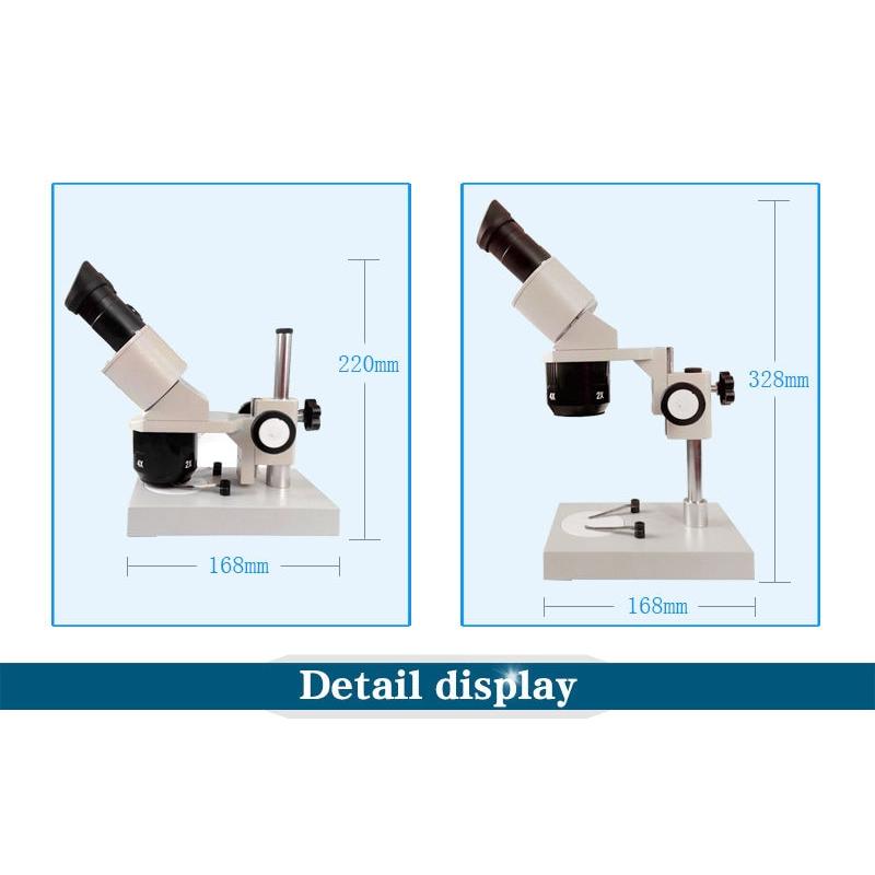 Binocular Microscope with Adjustable Light 20X-40X by HitMyNeed