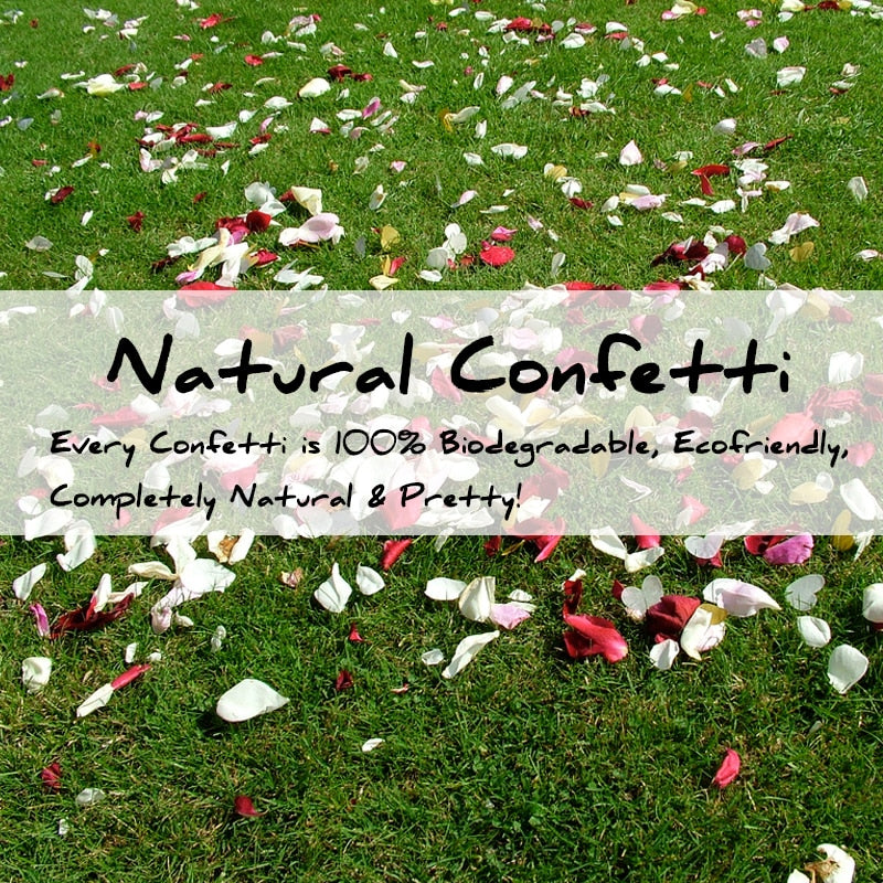 Biodegradable Wedding Confetti Natural Flower Petals by HitMyNeed