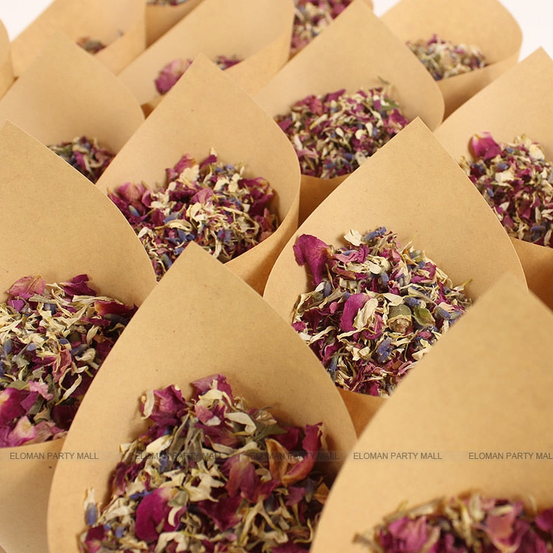 Biodegradable Wedding Confetti Natural Flower Petals by HitMyNeed